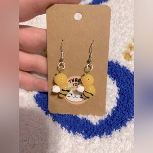 Handmade Bee Earrings